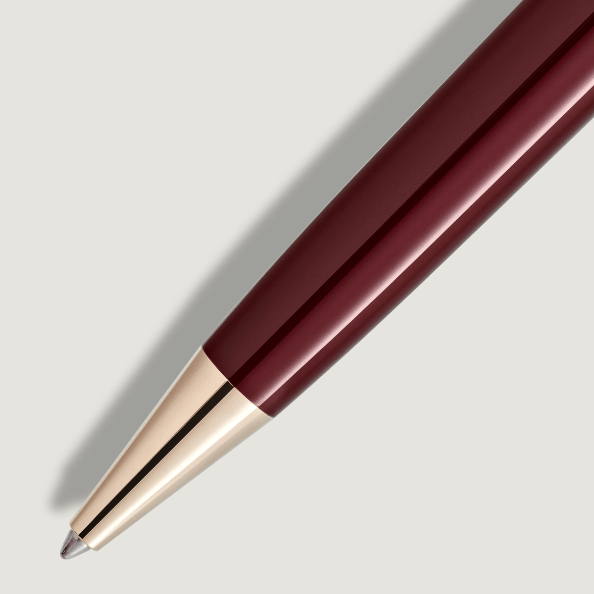 Montblanc Meisterstück Ballpoint Pen - Burgundy Red - Mid Size (2025 Release) - Pen Boutique Ltd