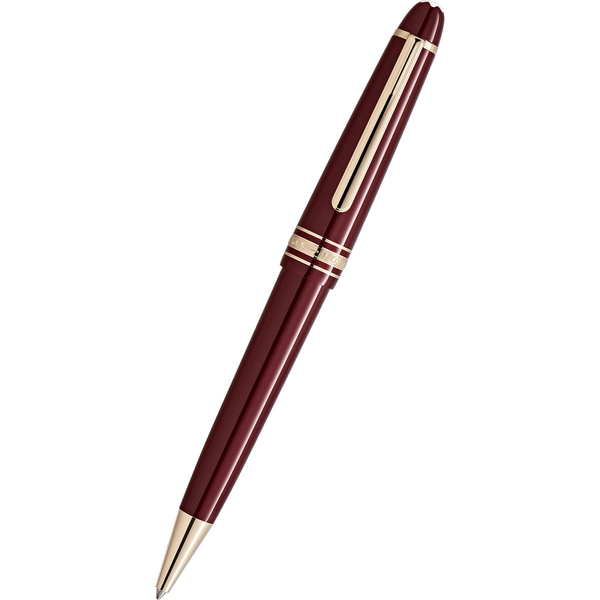 Montblanc Meisterstück Ballpoint Pen - Burgundy Red - Mid Size (2025 Release) - Pen Boutique Ltd