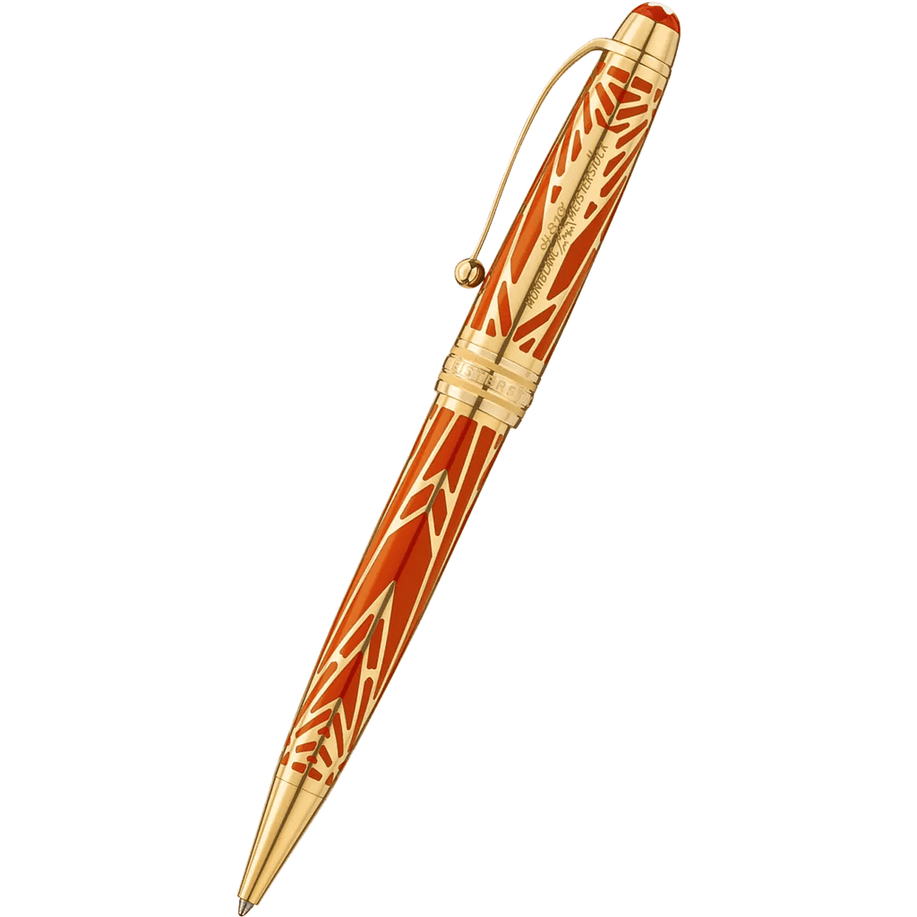 Montblanc Meisterstuck Ballpoint Pen - MS The Origin Solitaire Coral - Pen Boutique Ltd