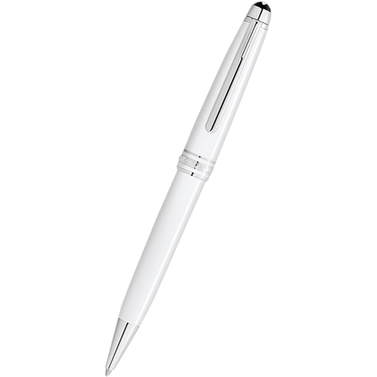 Montblanc 164 Meisterstuck Ballpoint Pen - White - Classique - Pen Boutique Ltd