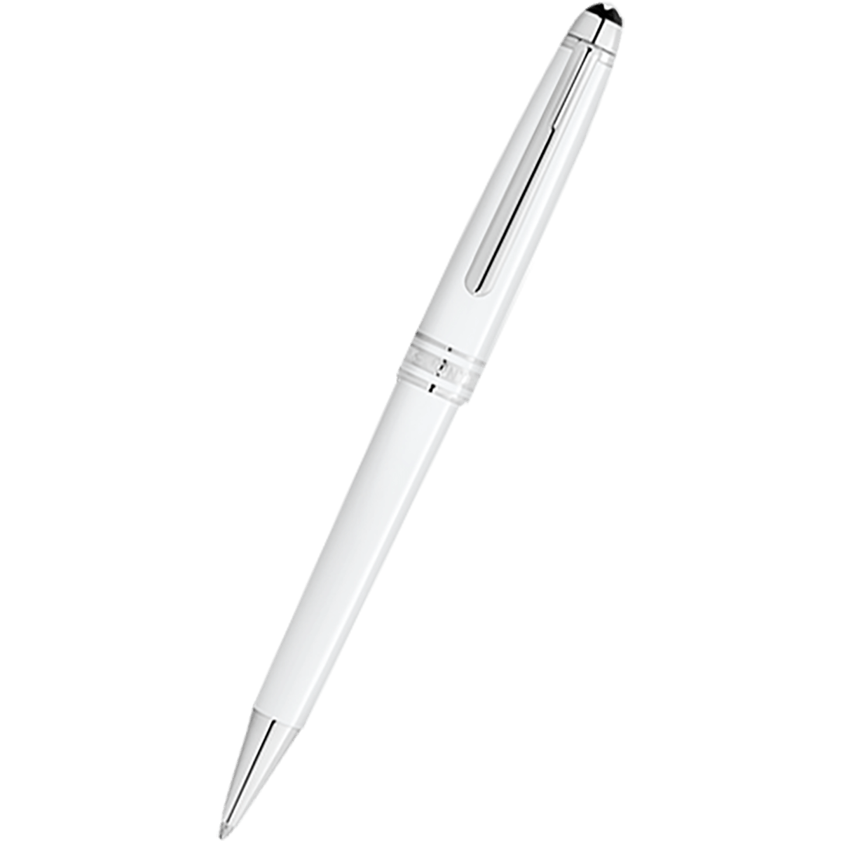 Montblanc 164 Meisterstuck Ballpoint Pen - White - Classique - Pen Boutique Ltd