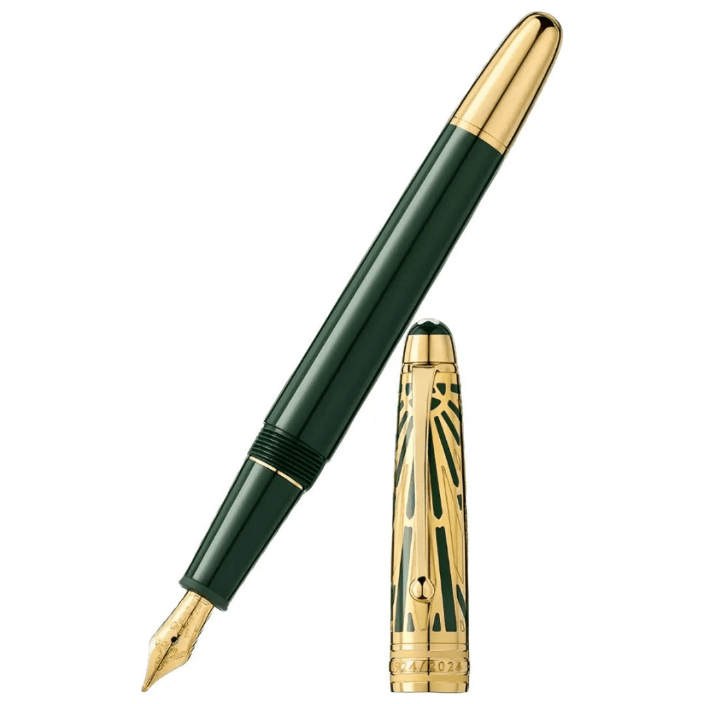 Montblanc Meisterstuck Fountain Pen - 145 The Origin Green - Doue - Pen Boutique Ltd