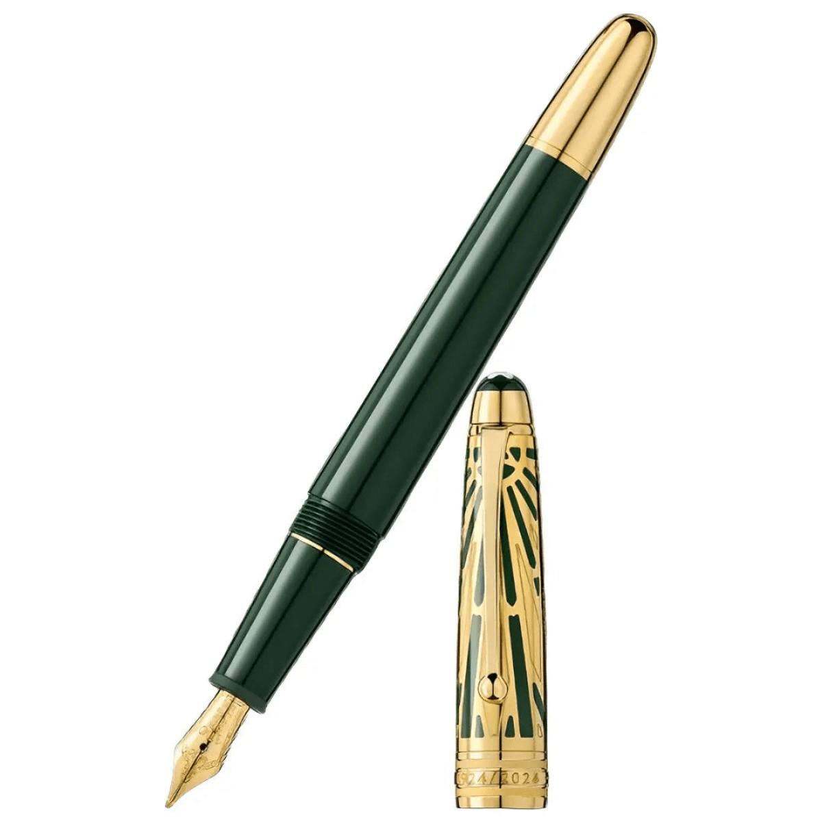 Montblanc Meisterstuck Fountain Pen - 145 The Origin Green - Doue - Pen Boutique Ltd