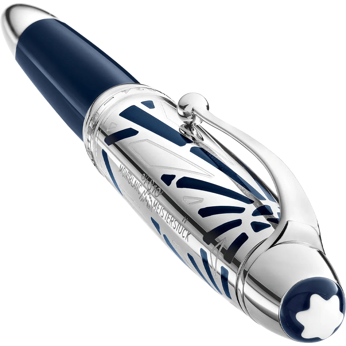 Montblanc Meisterstuck Fountain Pen - 146 The Origin Blue - Doue - Pen Boutique Ltd
