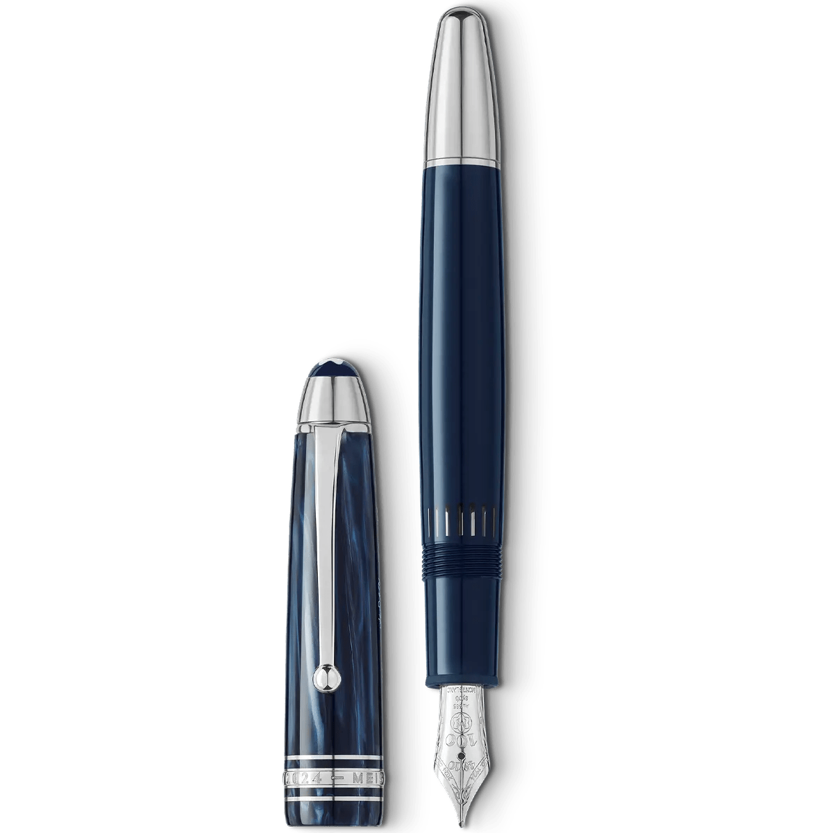 Montblanc Meisterstuck Fountain Pen - 146 The Origin Blue - Pen Boutique Ltd