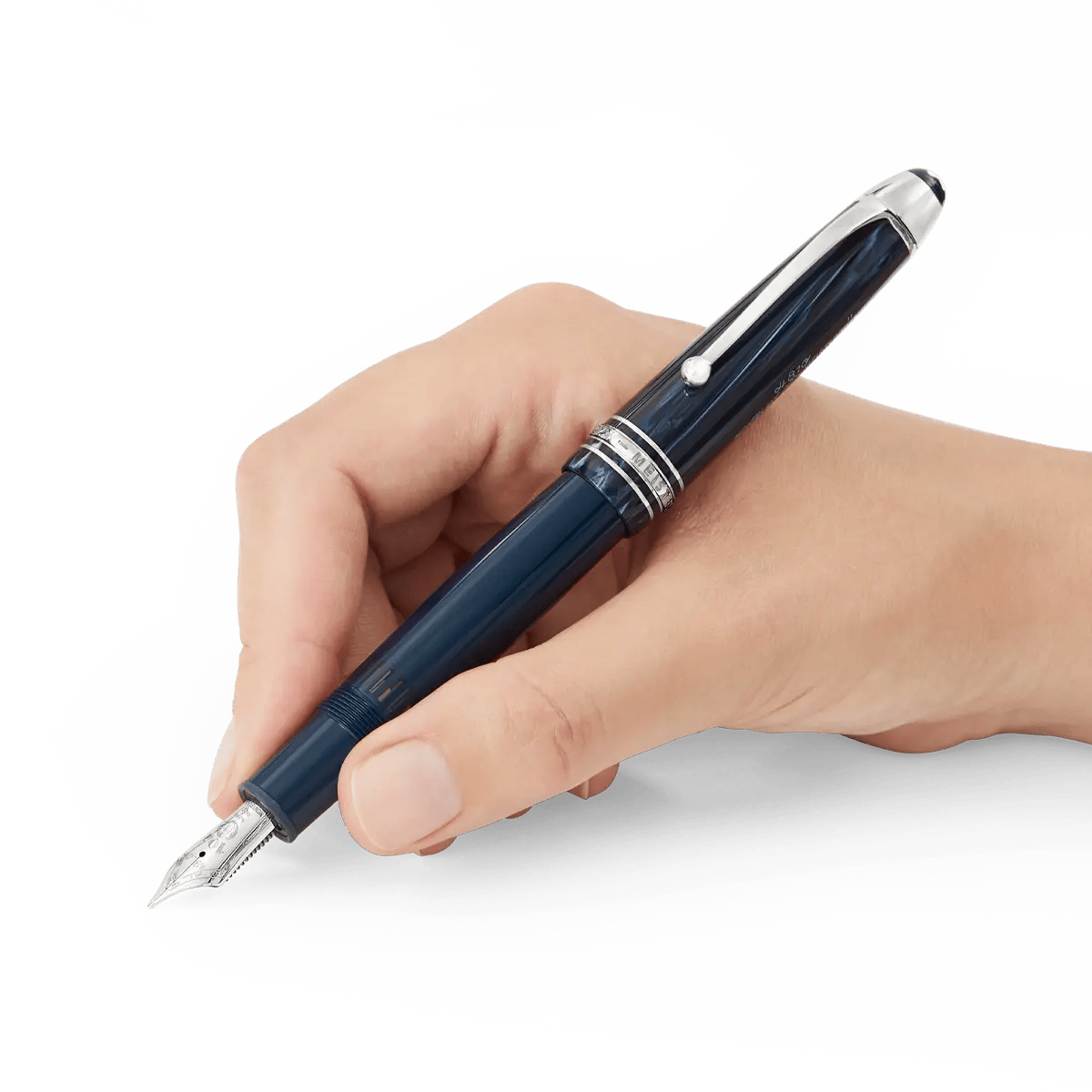 Montblanc Meisterstuck Fountain Pen - 146 The Origin Blue - Pen Boutique Ltd