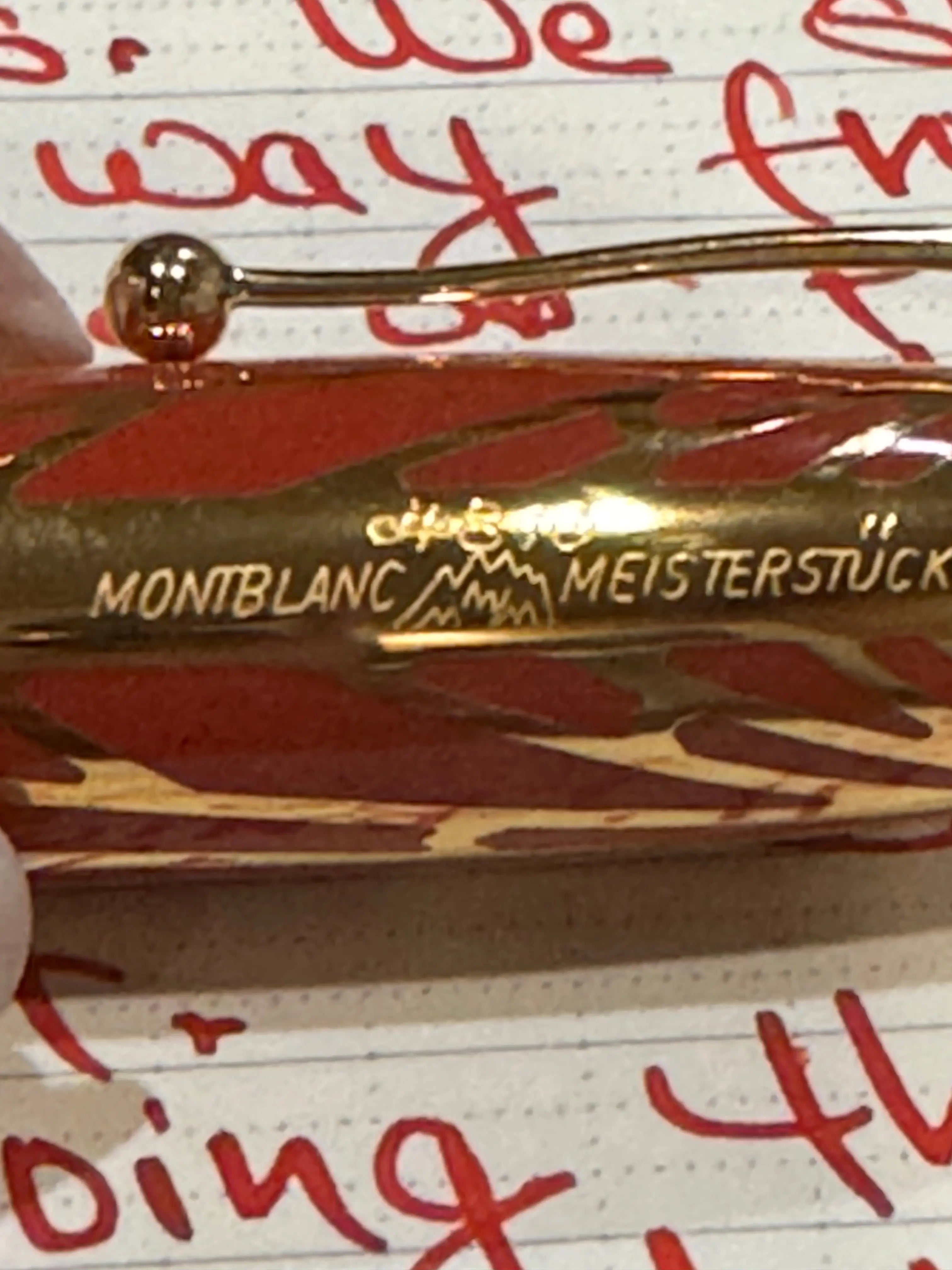 Montblanc Meisterstuck Fountain Pen - 146 The Origin Solitaire Coral - Pen Boutique Ltd