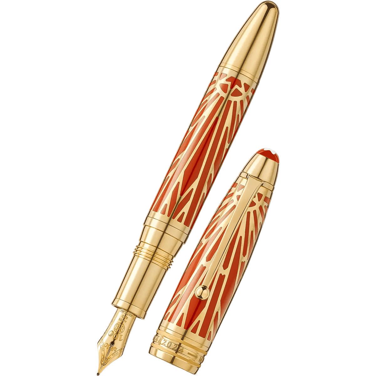 Montblanc Meisterstuck Fountain Pen - 146 The Origin Solitaire Coral - Pen Boutique Ltd