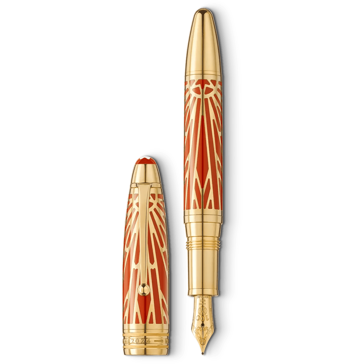 Montblanc Meisterstuck Fountain Pen - 146 The Origin Solitaire Coral - Pen Boutique Ltd