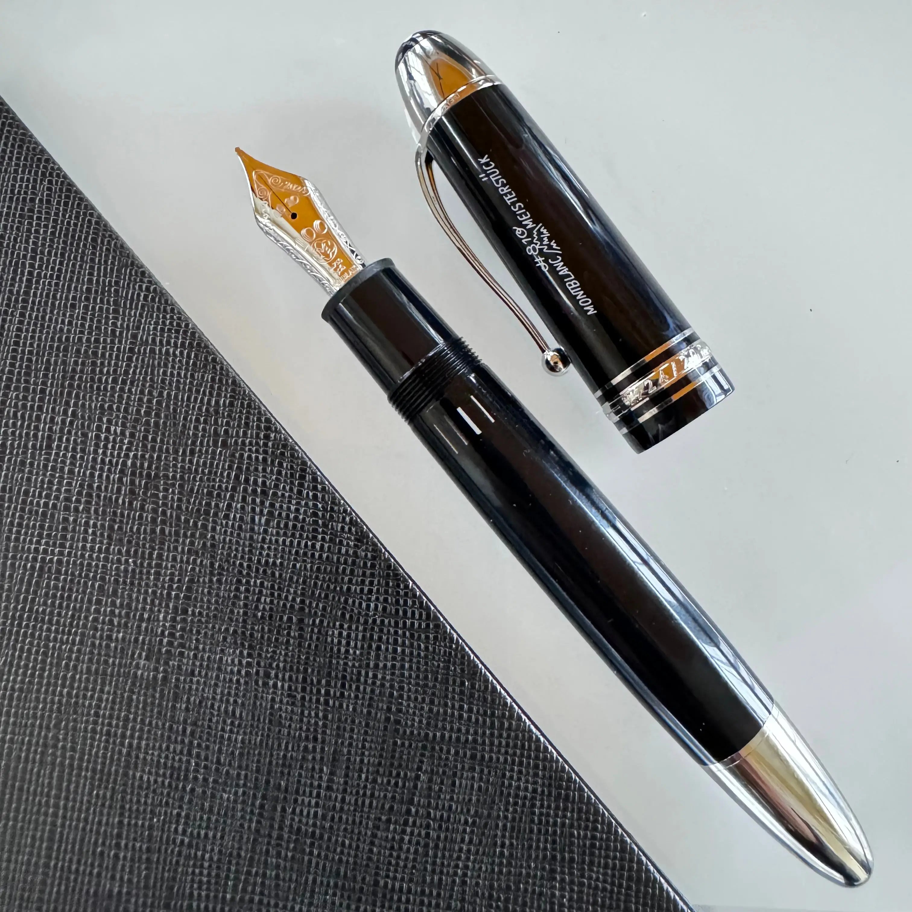 Montblanc Meisterstuck Fountain Pen - 149 The Origin Black - Medium Nib - Pen Boutique Ltd