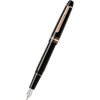 Montblanc Meisterstuck Fountain Pen - Black - Red Gold Trim - Classique-Pen Boutique Ltd