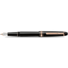 Montblanc Meisterstuck Fountain Pen - Black - Red Gold Trim - Classique-Pen Boutique Ltd