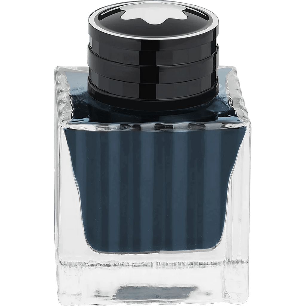Montblanc Meisterstück Ink Bottle - Around The World in 80 Days - Coal Blue - 50ml - Pen Boutique Ltd