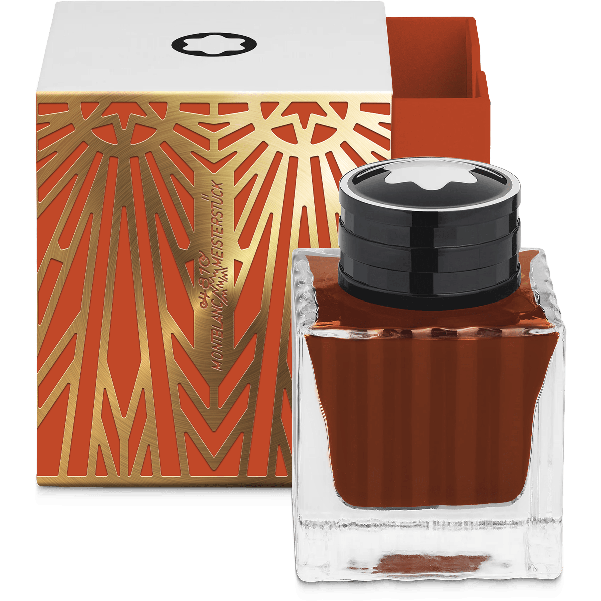 Montblanc Meisterstuck Ink Bottle - Origins Coral - 50ml - Pen Boutique Ltd