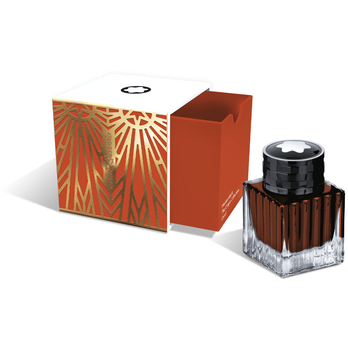 Montblanc Meisterstuck Ink Bottle - Origins Coral - 50ml - Pen Boutique Ltd