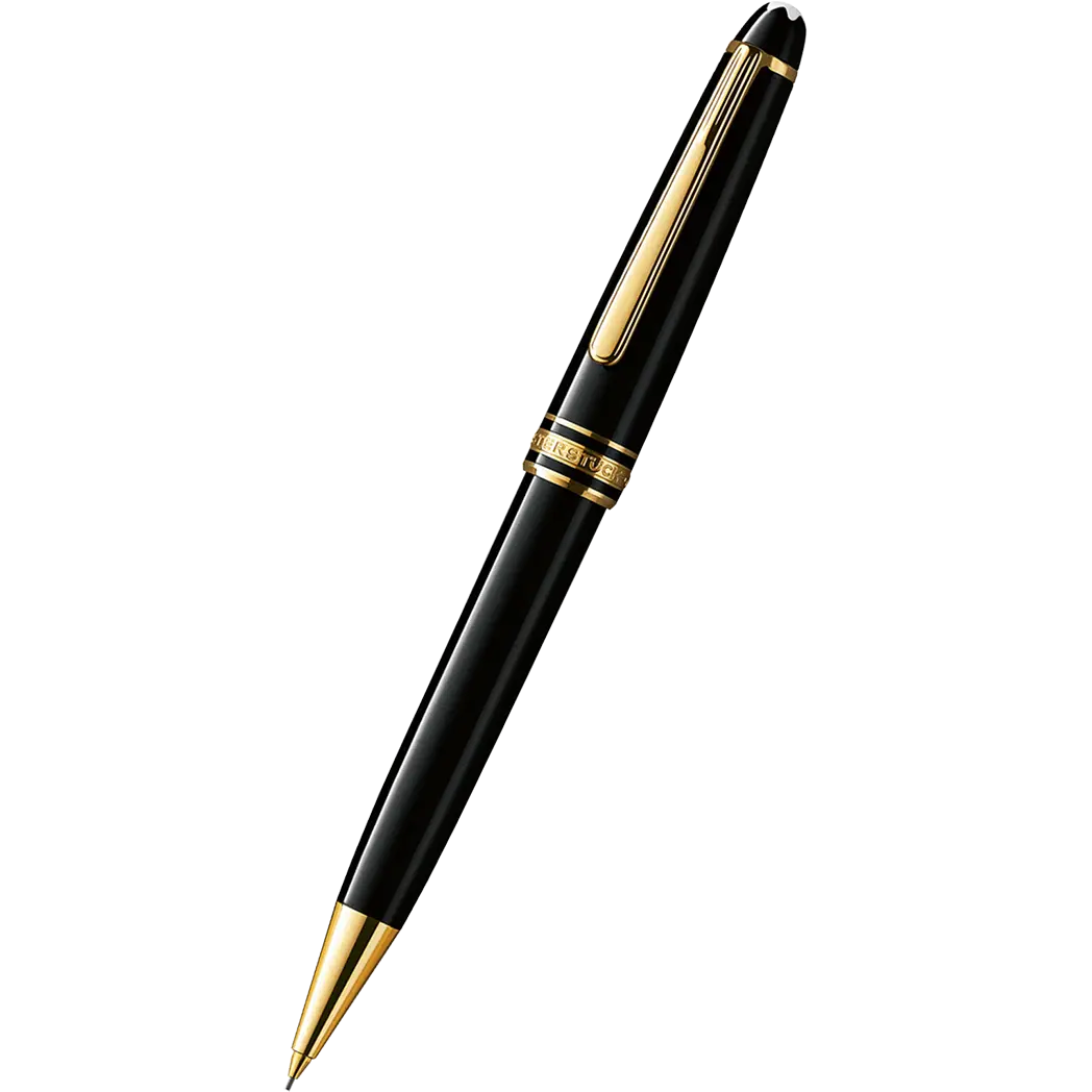 Montblanc Meisterstuck Mechanical Pencil - Black - Gold Trim - Classique-Pen Boutique Ltd