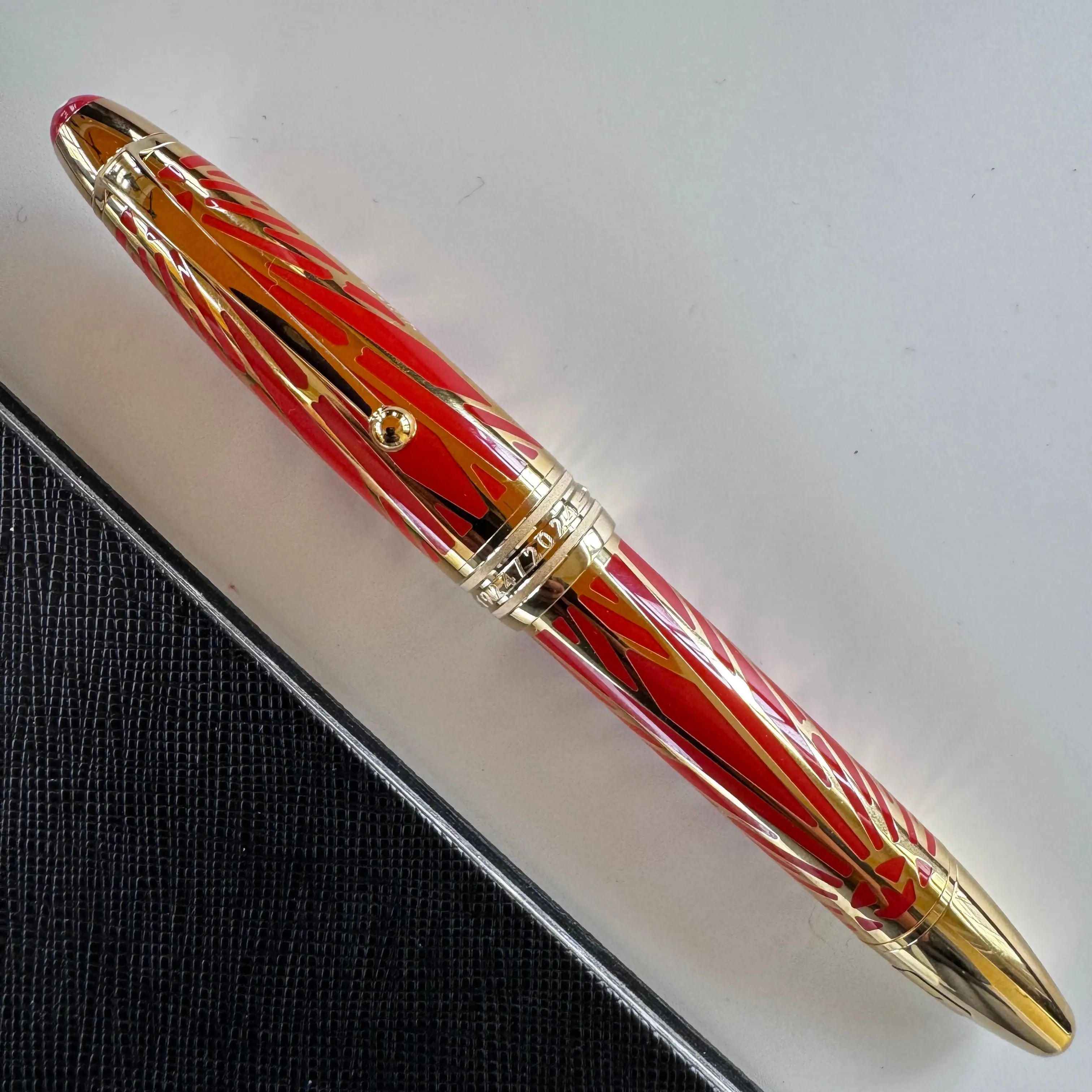 Montblanc Meisterstuck Rollerball Pen - 162 The Origin Solitaire Coral - Pen Boutique Ltd