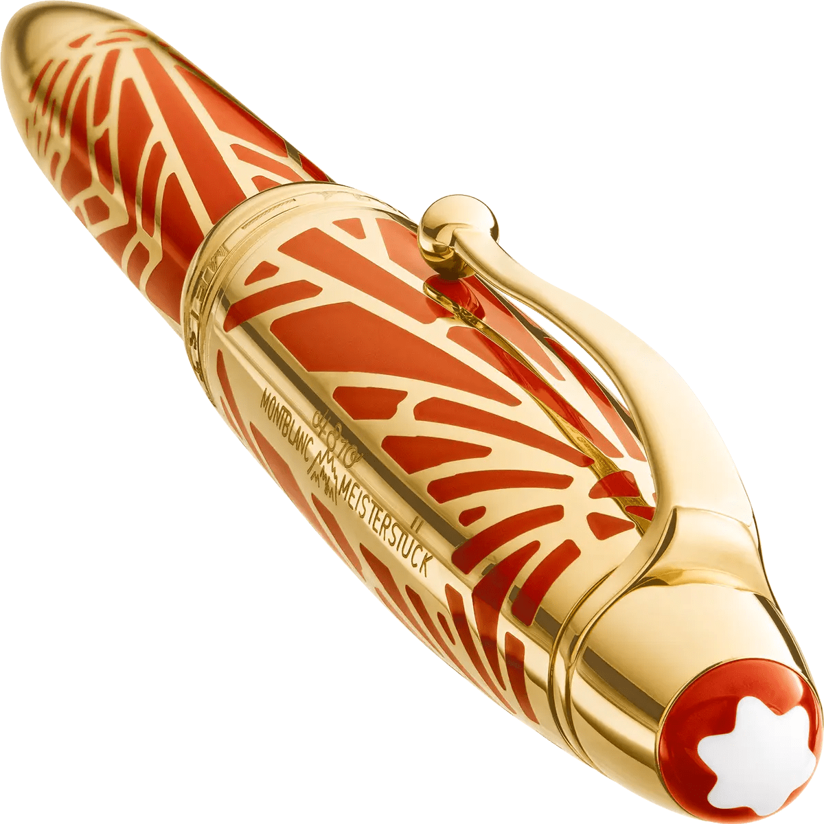 Montblanc Meisterstuck Rollerball Pen - 162 The Origin Solitaire Coral - Pen Boutique Ltd