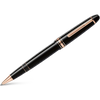 Montblanc Meisterstuck Rollerball Pen - Black - Red Gold Trim - Legrand-Pen Boutique Ltd