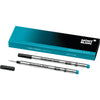 Montblanc Rollerball Refill - Barbados Blue - Medium (2 Per Pack)-Pen Boutique Ltd