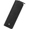 Montblanc Sartorial 1 Pen Pouch - Zipper Closure - Black - Pen Boutique Ltd