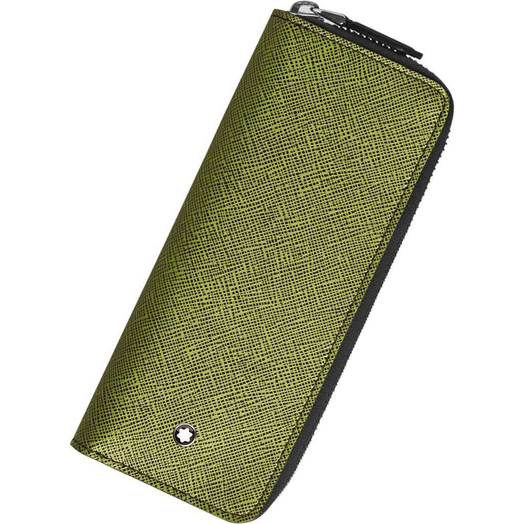 Montblanc Sartorial 2 Pen Pouch - Zipper Closure - Multilime - Pen Boutique Ltd