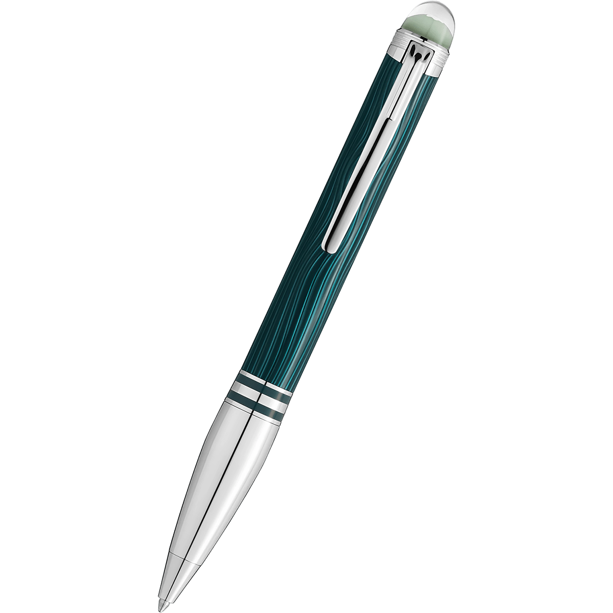 Montblanc Starwalker Ballpoint Pen - PolarGreen Metal - Pen Boutique Ltd
