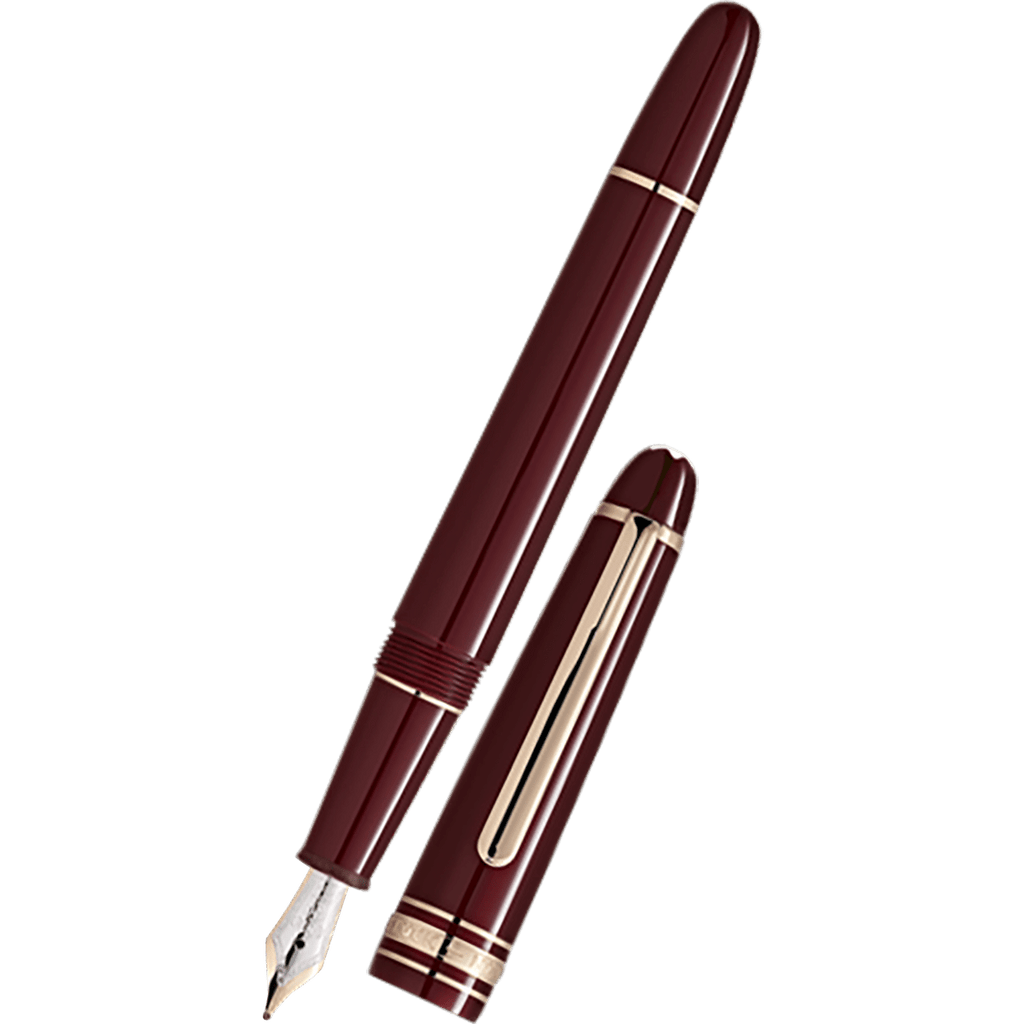Montblanc Meisterstuck Fountain Pen - 145 Burgundy Red - Classique (2025 release) - Pen Boutique Ltd