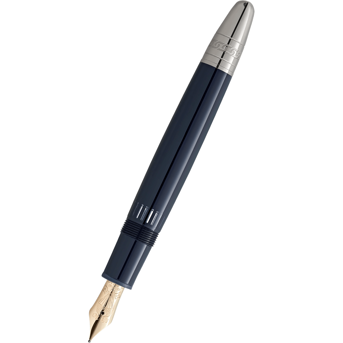 Montblanc 146 Meisterstuck Fountain Pen - Around The World In 80 Days - Dark Blue Resin (LeGrand) 2025 - Pen Boutique Ltd