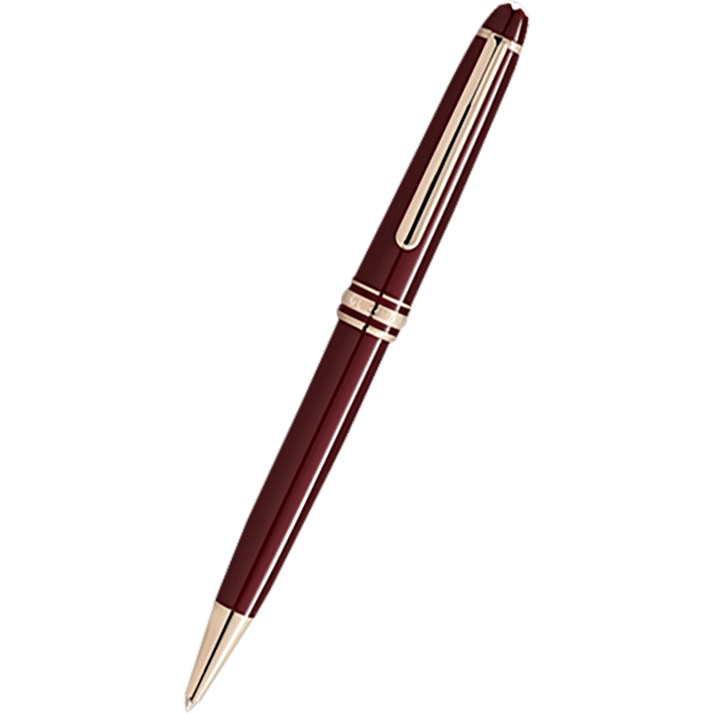 Montblanc 164 Meisterstuck Ballpoint Pen - Burgundy Red Classique (2025 release) - Pen Boutique Ltd