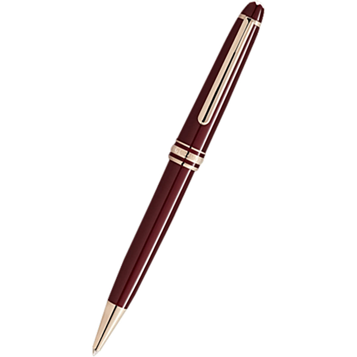 Montblanc 164 Meisterstuck Ballpoint Pen - Burgundy Red Classique (2025 release) - Pen Boutique Ltd