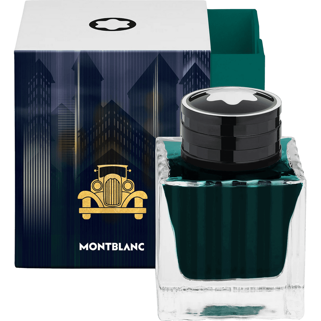 Montblanc Great Characters Ink Bottle - Great Gatsby Green - 50ml - Pen Boutique Ltd
