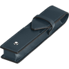 Montblanc Meisterstuck 1 Pen Pouch - Velvet Blue - Pen Boutique Ltd