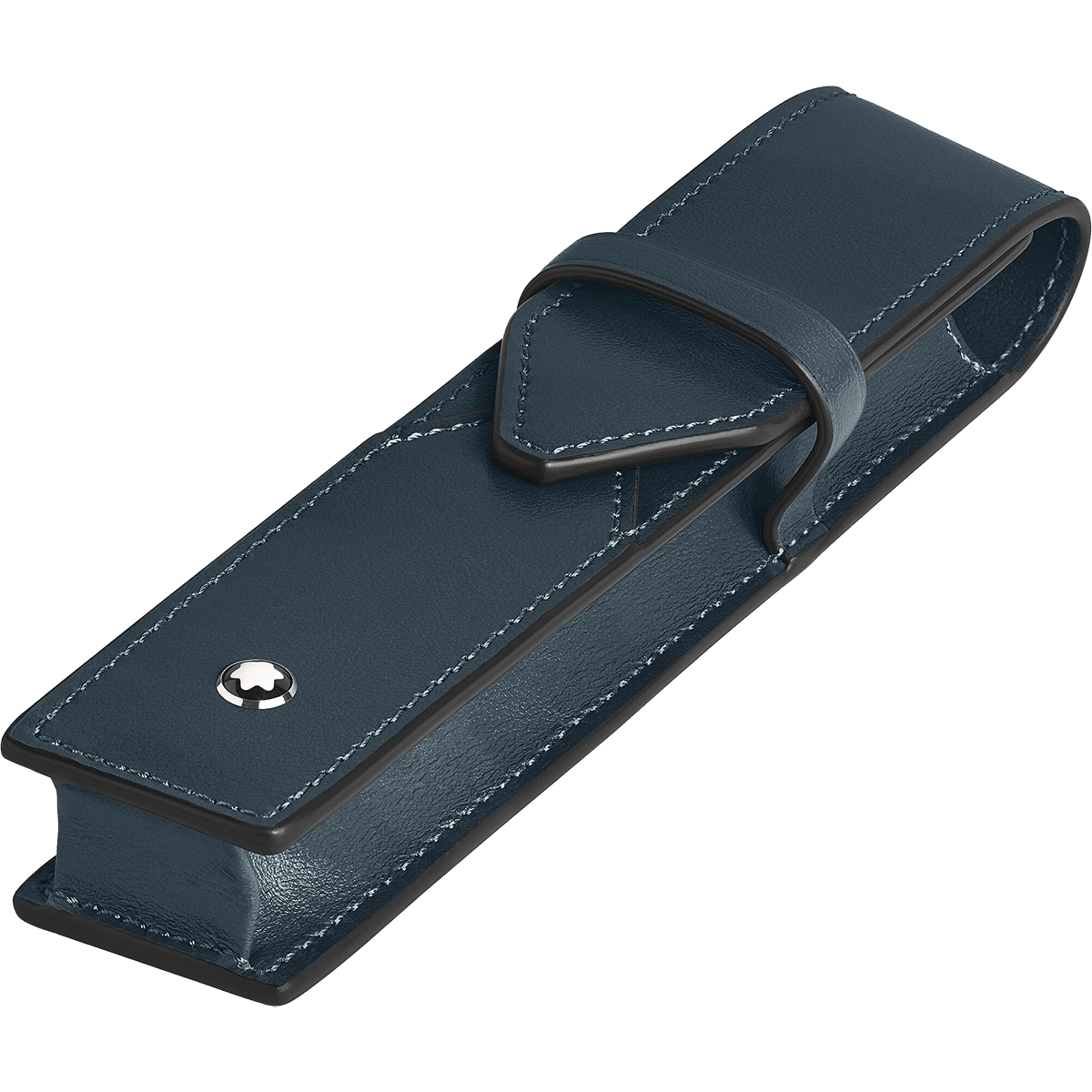 Montblanc Meisterstuck 1 Pen Pouch - Velvet Blue - Pen Boutique Ltd