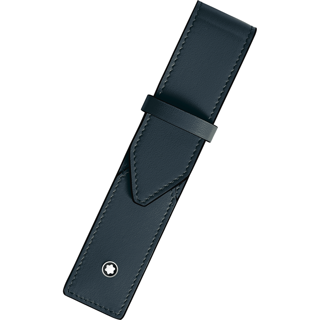 Montblanc Meisterstuck 1 Pen Pouch - Velvet Blue - Pen Boutique Ltd