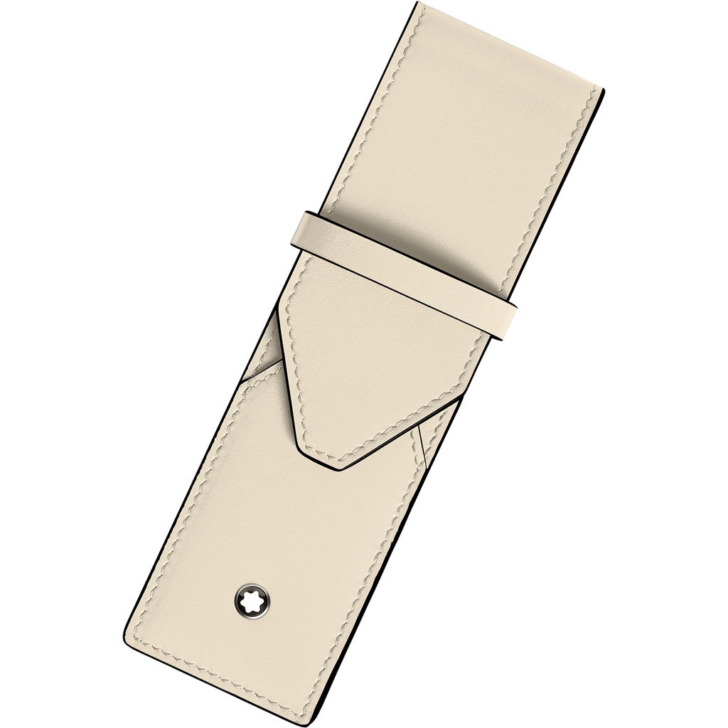Montblanc Meisterstuck 2 Pen Pouch - Cloudy Beige - Pen Boutique Ltd