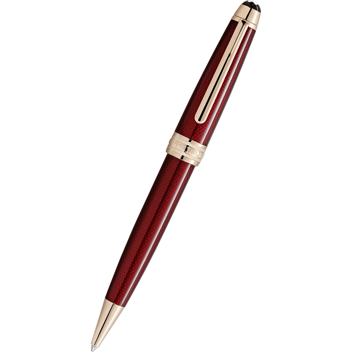 Montblanc Meisterstuck Ballpoint Pen - Midsize Solitaire - Golden Hour - Pen Boutique Ltd