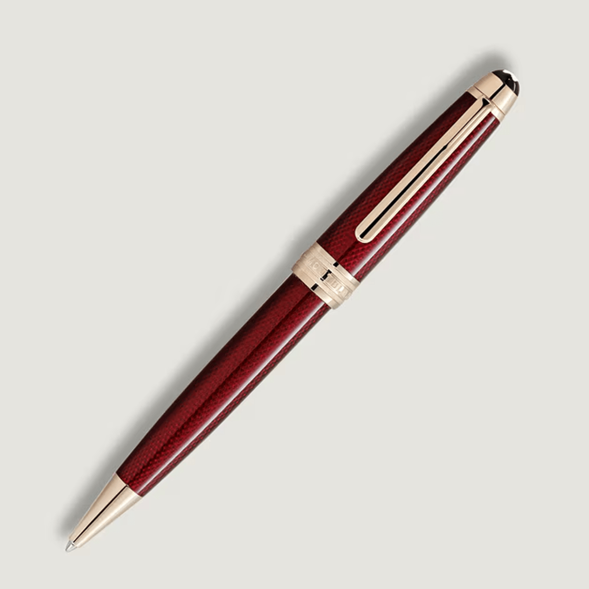 Montblanc Meisterstuck Ballpoint Pen - Midsize Solitaire - Golden Hour - Pen Boutique Ltd