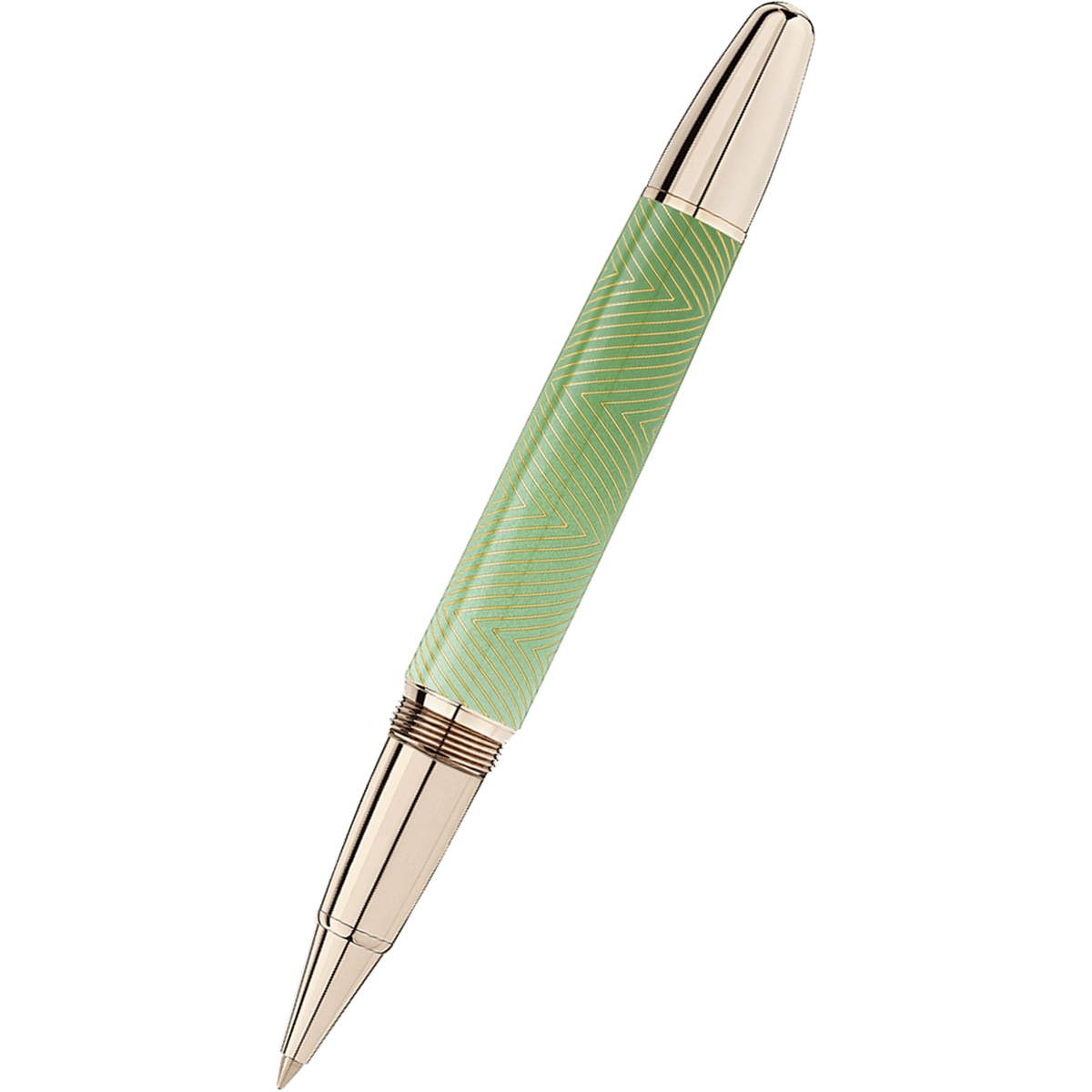 Montblanc Meisterstuck Calligraphy Rollerball Pen - Solitaire Celadon Dégradé - Pen Boutique Ltd