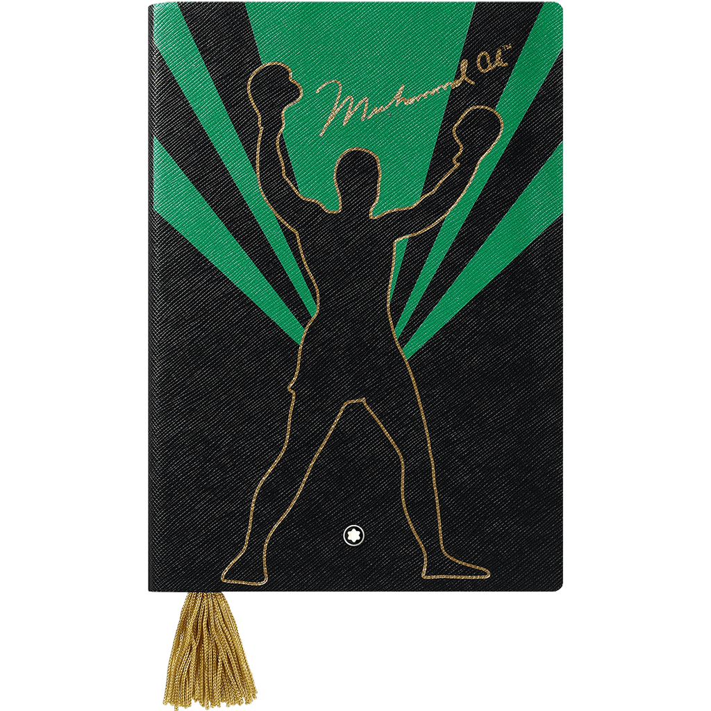 Montblanc 146 Notebook - Homage to Muhammad Ali - Black Lined (Small) - Pen Boutique Ltd