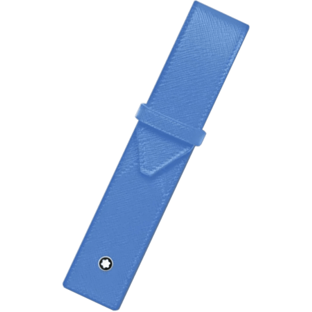 Montblanc Sartorial 1 Pen Pouch - Dusty Blue - Pen Boutique Ltd