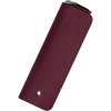Montblanc Sartorial 1 Pen Pouch - Zipper Closure - Cassis - Pen Boutique Ltd