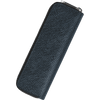 Montblanc Sartorial 1 Pen Pouch - Zipper Closure - Tweed Blue - Pen Boutique Ltd