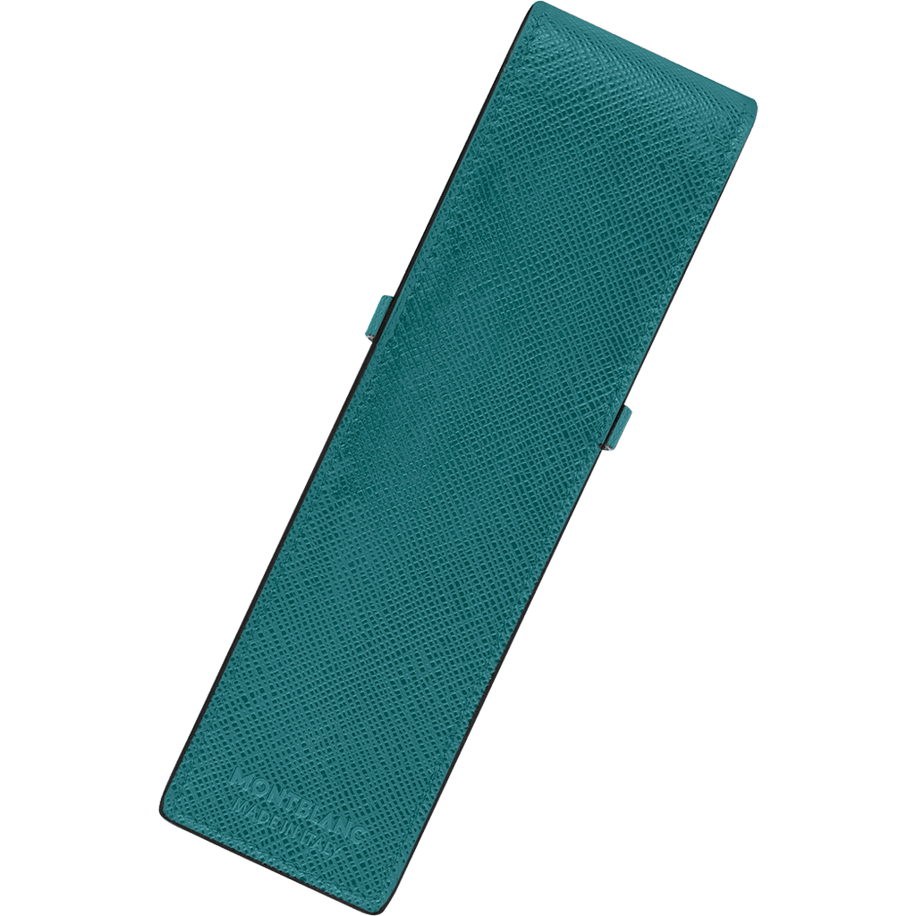 Montblanc Sartorial 2 - Pen Pouch - Fern Blue - Pen Boutique Ltd