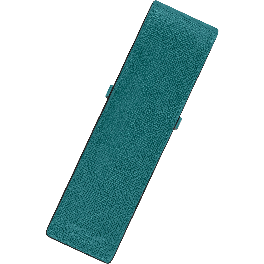 Montblanc Sartorial 2 - Pen Pouch - Fern Blue - Pen Boutique Ltd