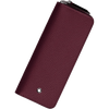 Montblanc Sartorial 2 Pen Pouch - Zipper Closure - Cassis - Pen Boutique Ltd