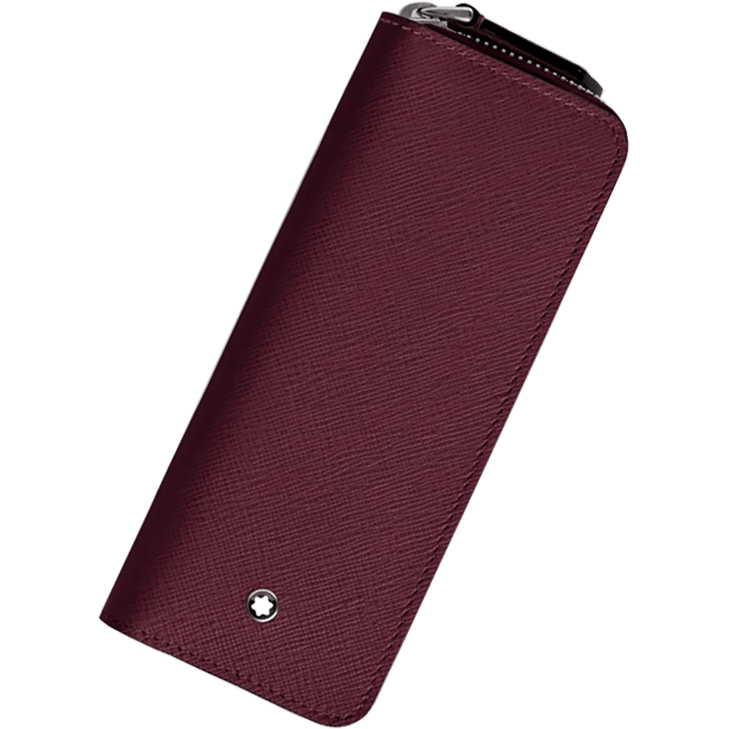 Montblanc Sartorial 2 Pen Pouch - Zipper Closure - Cassis - Pen Boutique Ltd
