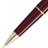 Montblanc 163 Meisterstuck Rollerball Pen - Burgundy Red - Classique (2025 Release) - Pen Boutique Ltd