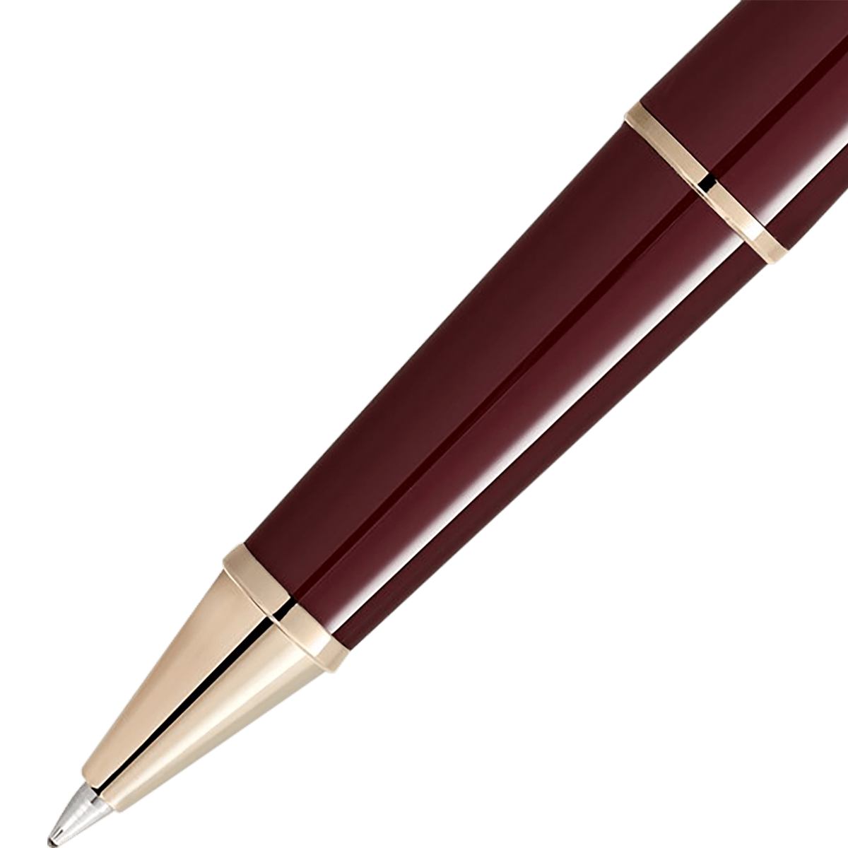 Montblanc 163 Meisterstuck Rollerball Pen - Burgundy Red - Classique (2025 Release) - Pen Boutique Ltd