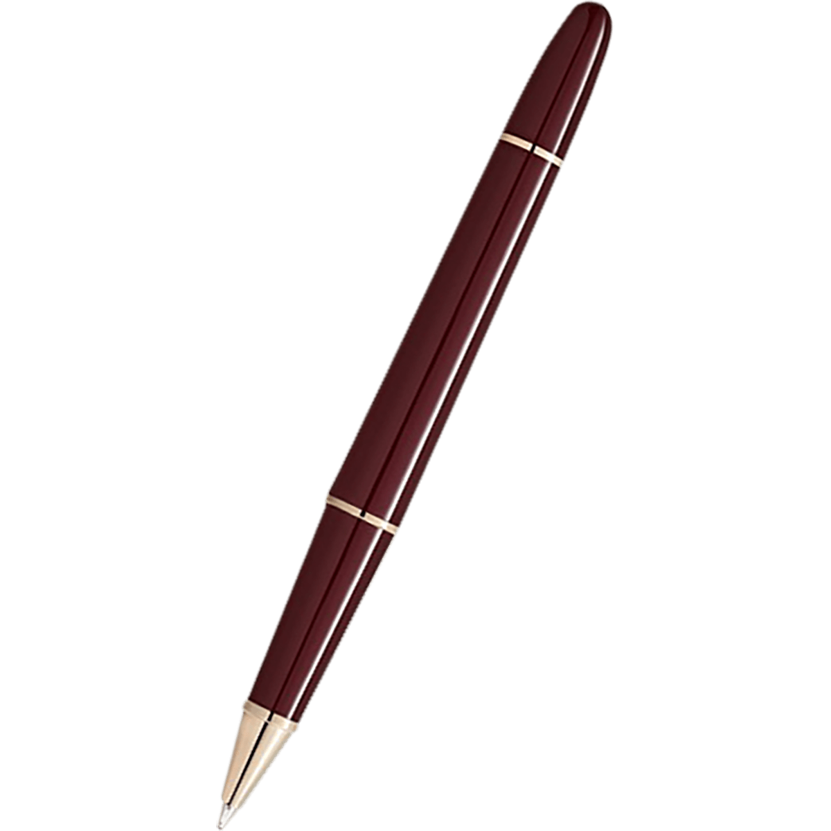 Montblanc 163 Meisterstuck Rollerball Pen - Burgundy Red - Classique (2025 Release) - Pen Boutique Ltd